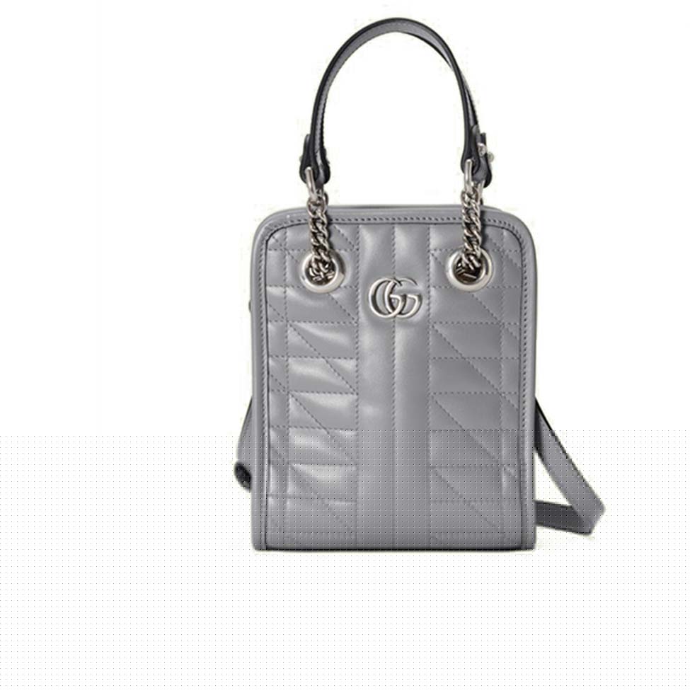 G*u*i gg marmont matelassÉ mini bag 696123 (19*16*7cm）